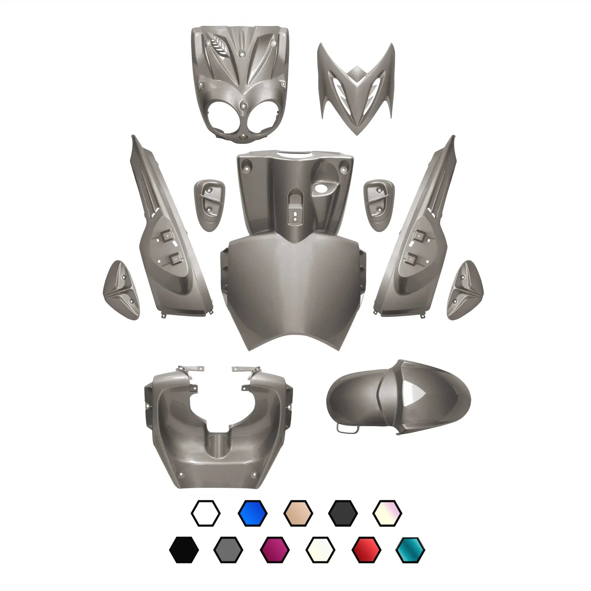 Kit carenados Yamaha Slider / MBK Stunt 11 piezas AllPro