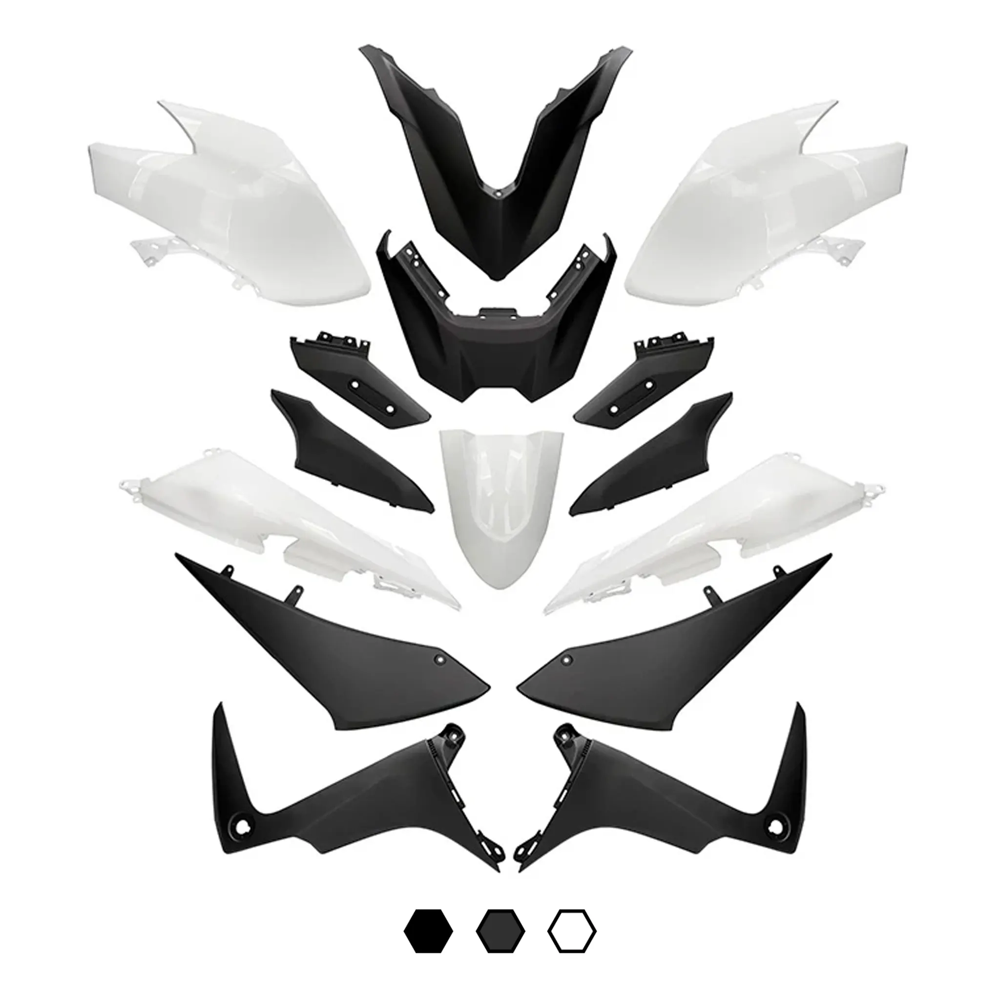 Carenados Yamaha T-Max 530 17-19 15 piezas AllPro