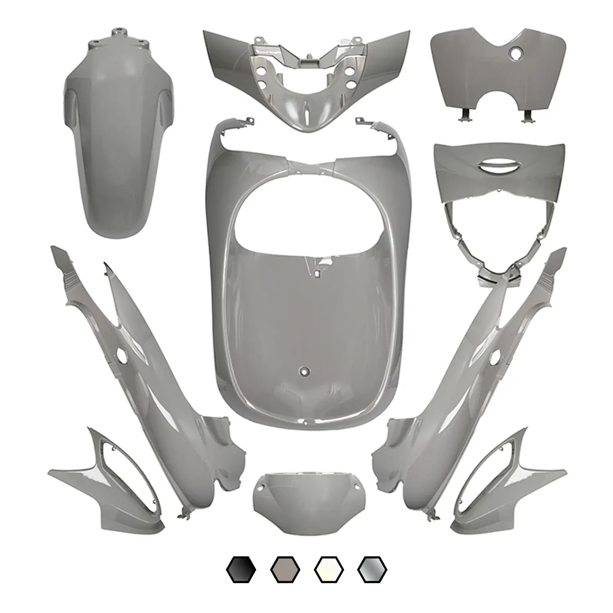 Carenados Honda SH 125 04-08 10 piezas AllPro