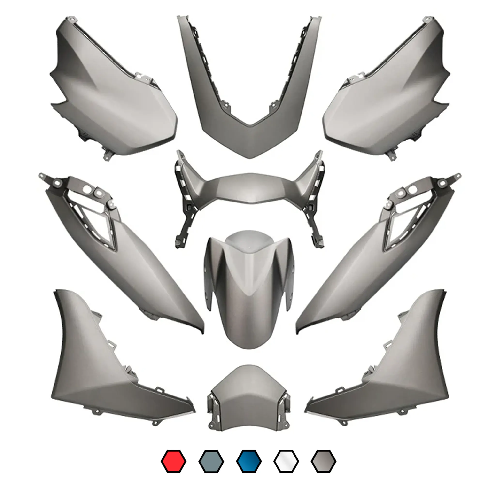 Kit Carenados Yamaha Nmax >21 10 piezas AllPro