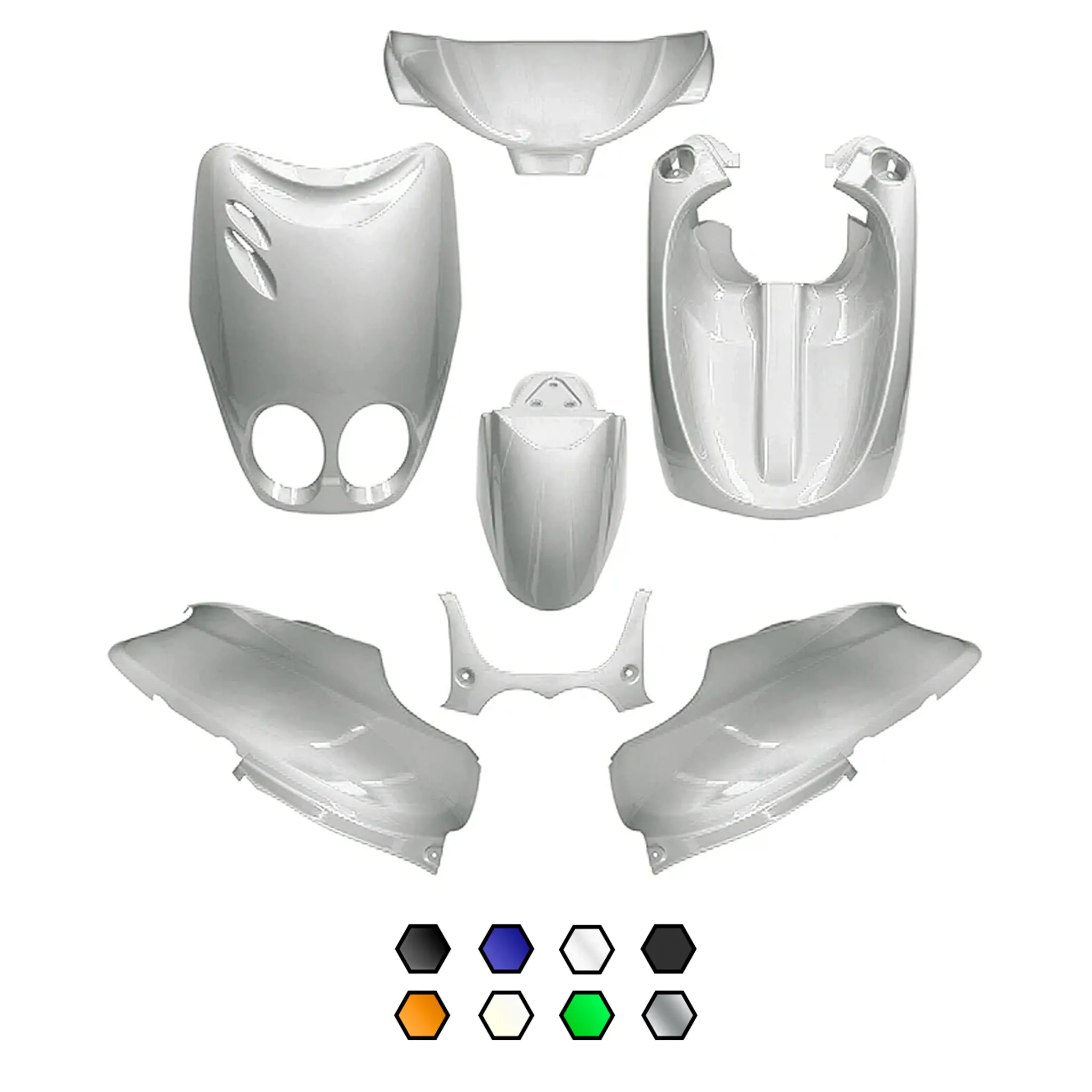 Kit Carenados Yamaha Neo's / MBK Ovetto 97-07 7 piezas AllPro