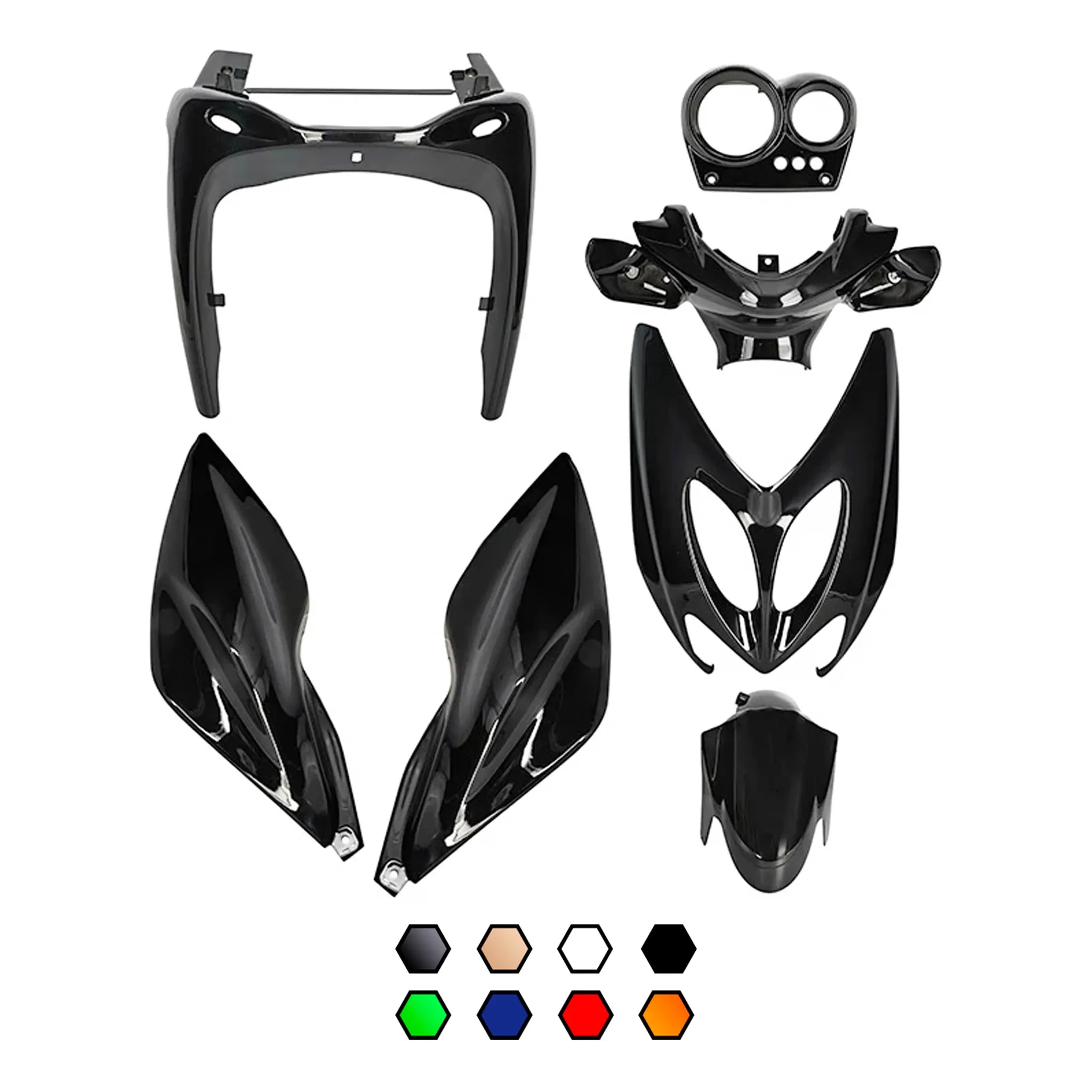 Kit carenados Yamaha Aerox / MBK Nitro <13 7 piezas AllPro
