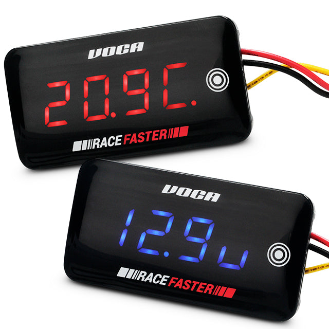 Marcador Temperatura y Voltaje Voca Racing RF Slim-Touch 0-120ºC / 8-18 V