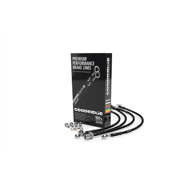 Latiguillo de freno delantero Aprilia RS 125 99-05 Goodridge - Negro