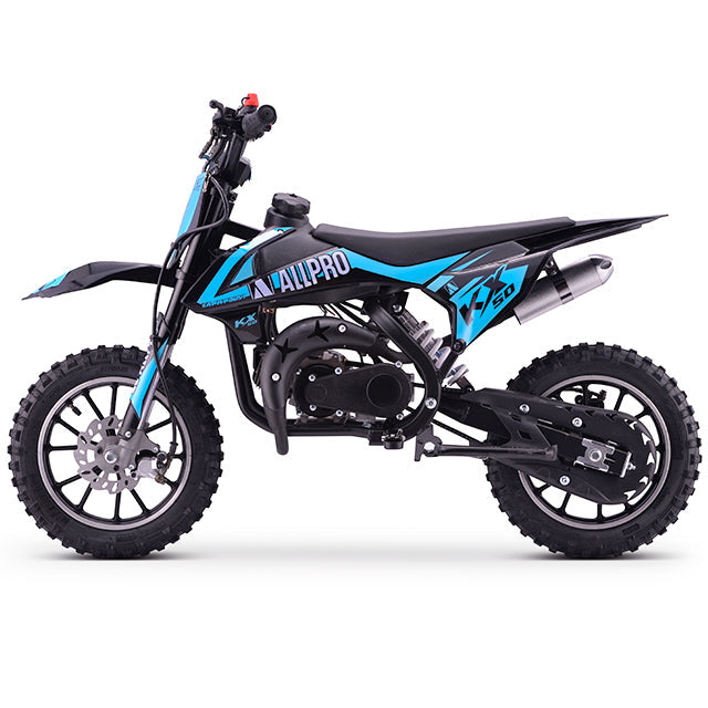 Minimoto KX 50cc AC 2.5cv AllPro - azul flúor