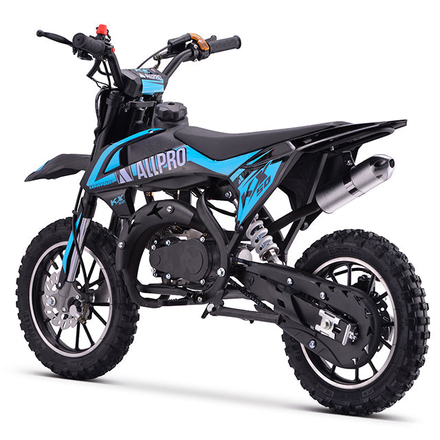 Minimoto KX 50cc AC 2.5cv AllPro - azul flúor