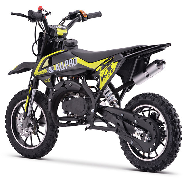 Minimoto KX 50cc AC 2.5cv AllPro - amarillo flúor
