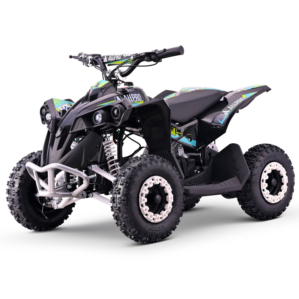 Mini Quad eléctrico QX-E 1.000W-36V-12Ah 4.10-6 Max 30 Km/h AllPro Azul