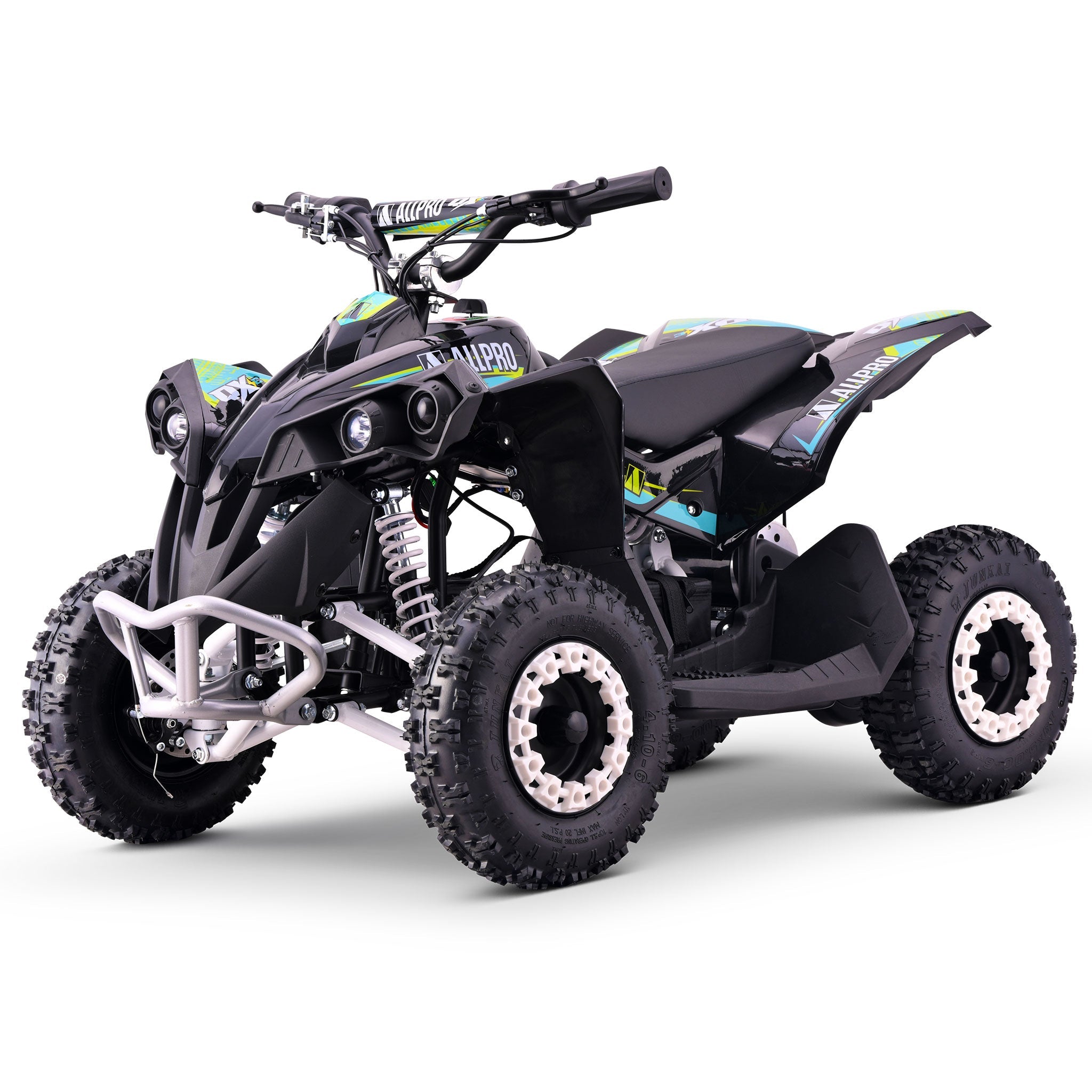 Mini Quad eléctrico QX-E 1.000W-36V-12Ah 4.10-6 Max 30 Km/h AllPro Azul