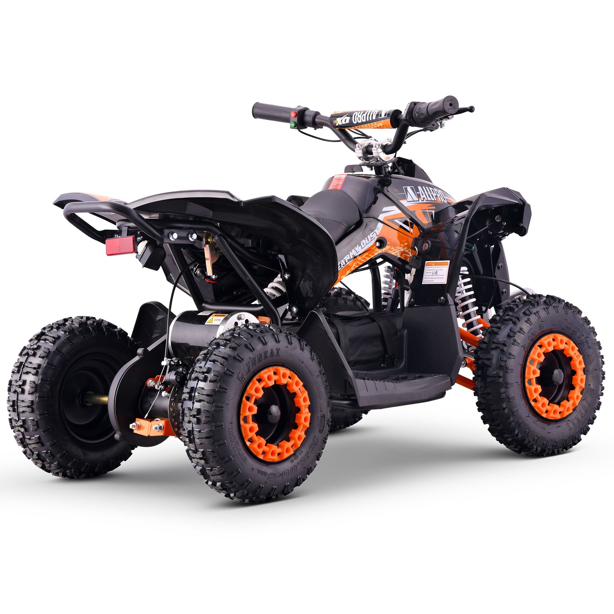 Mini Quad eléctrico QX-E 1.000W-36V-12Ah 4.10-6 Max 30 Km/h AllPro Naranja