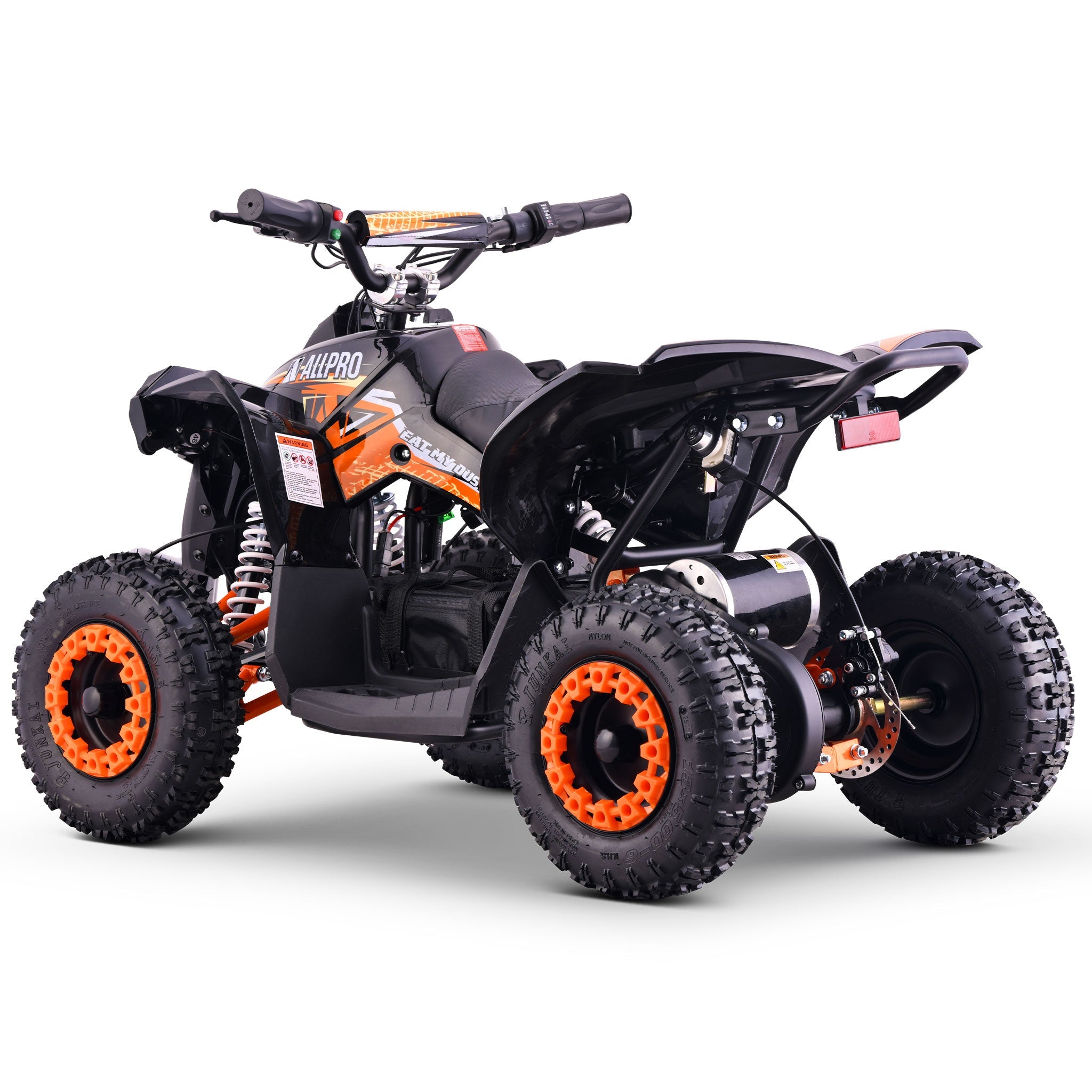 Mini Quad eléctrico QX-E 1.000W-36V-12Ah 4.10-6 Max 30 Km/h AllPro Naranja