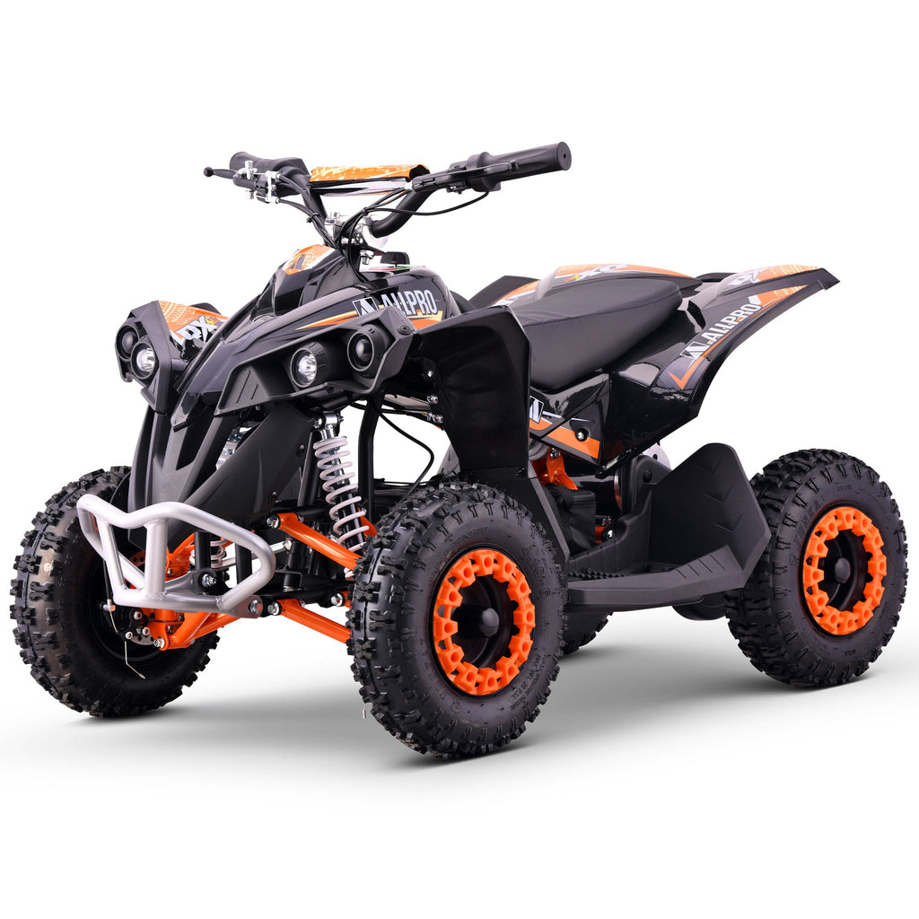 Mini Quad eléctrico QX-E 1.000W-36V-12Ah 4.10-6 Max 30 Km/h AllPro Naranja