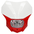 Faro delantero Bagus Enduro Universal AllPro rojo/blanco