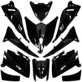 Carenados Yamaha T-Max 530 12-14 11 piezas AllPro - negro brillante