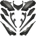 Kit carenados Yamaha X-Max 125/300 >21 11 piezas AllPro - gris oscuro metalizado