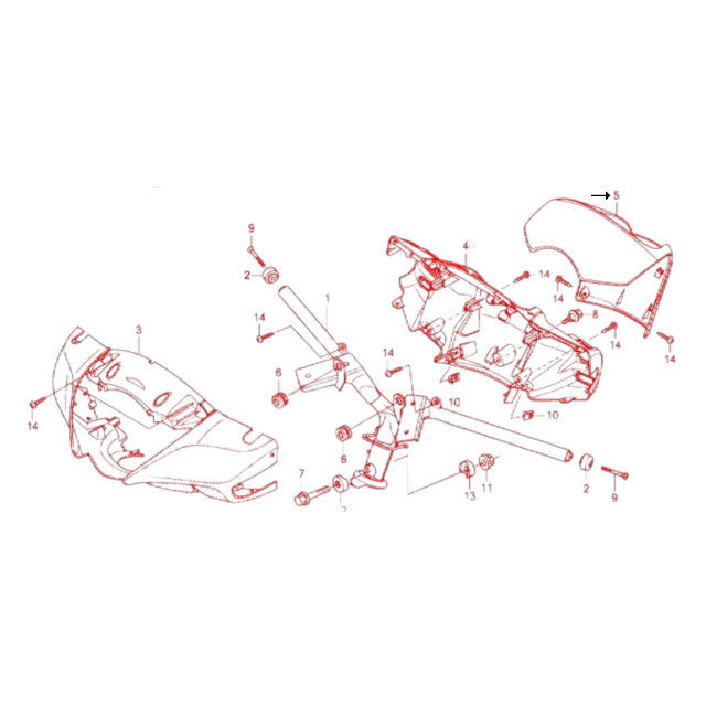 Cubretacómetro Honda SH 125/150 13-16 AllPro