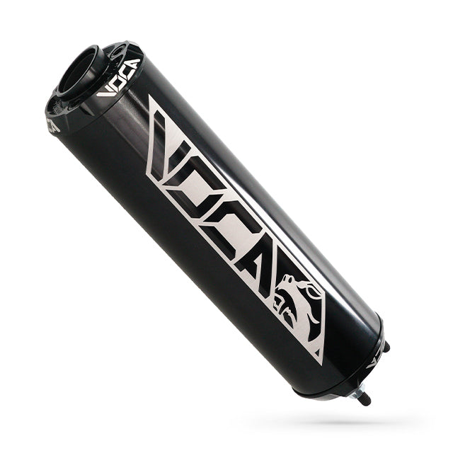 Silenciador VOCA aluminio CNC - cazoleta negra