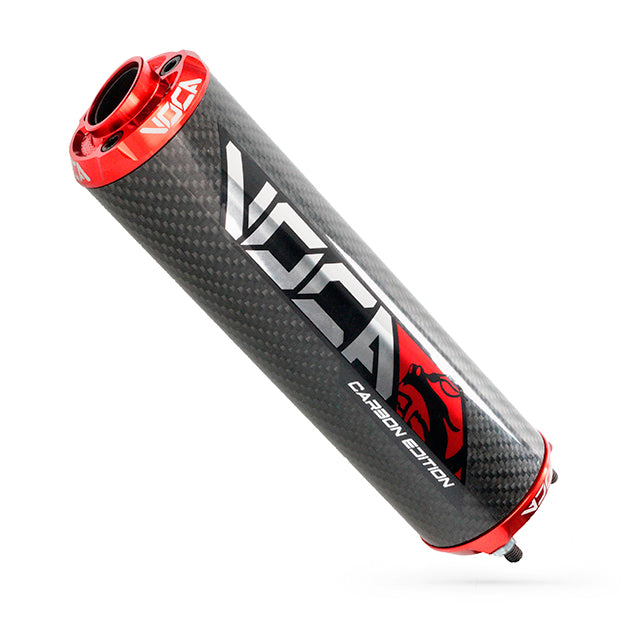Silenciador VOCA Bestia Carbon CNC anodizado