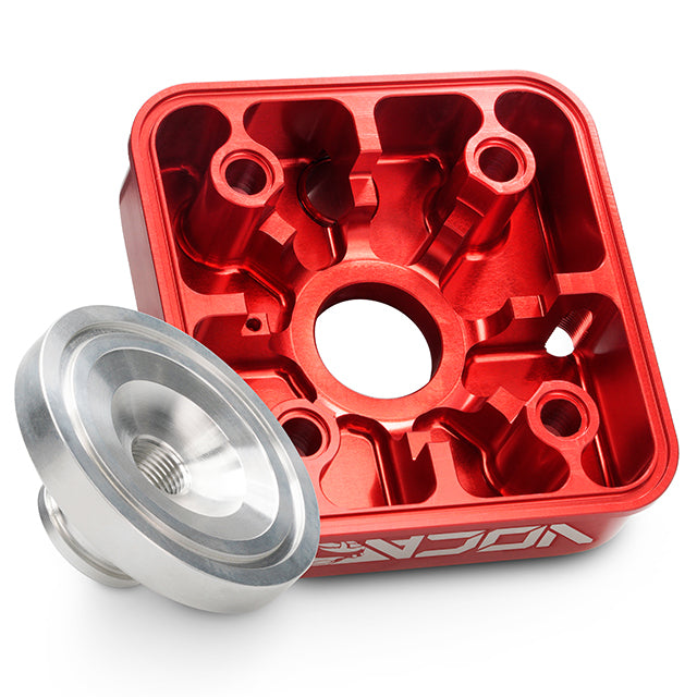 Culata modular VOCA Race Head 40mm, Yamaha DT LC/D - rojo