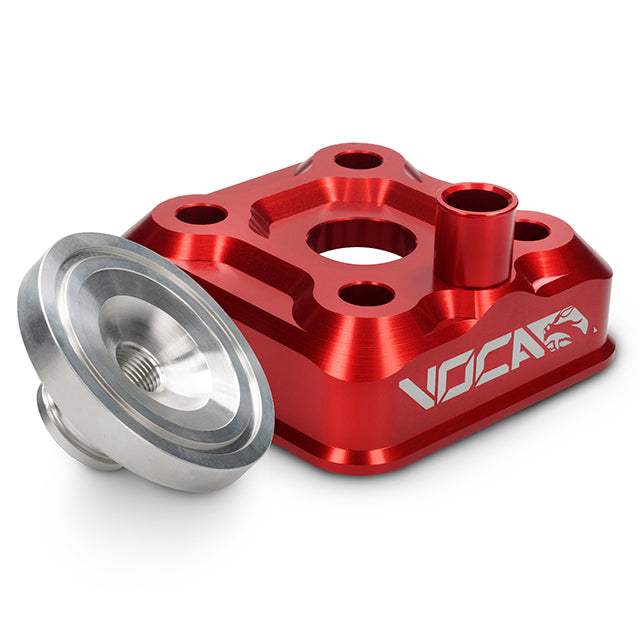Culata modular VOCA Race Head 46mm, Yamaha DT LC/D - rojo