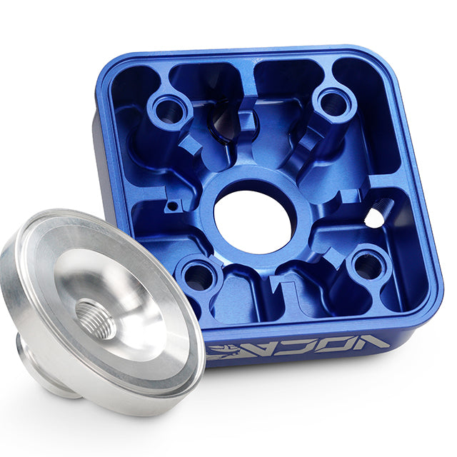 Culata modular VOCA Race Head 54mm, Yamaha DT LC/D - azul