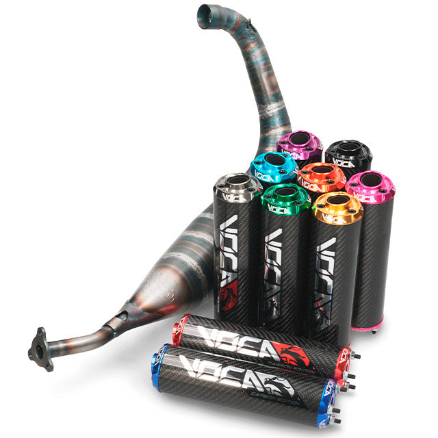 Escape VOCA Carbon 80cc Yamaha DT 50/80 LC