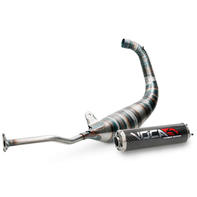 Escape VOCA Carbon Racing 80cc Yamaha TZR >2003 / Aprilia RS 99-04 - salida abajo