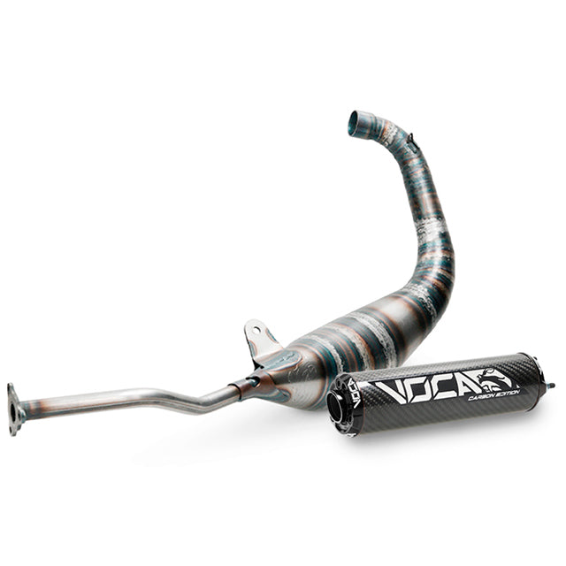 Escape VOCA Carbon Racing 80cc Yamaha TZR >2003 / Aprilia RS 99-04 - salida abajo