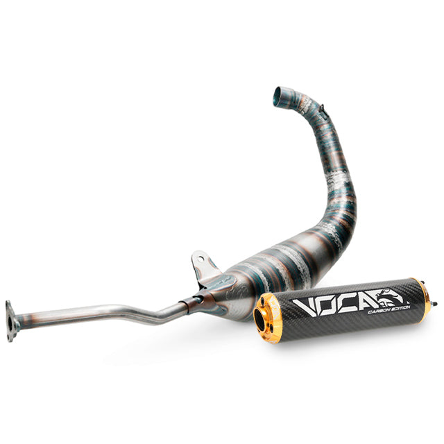 Escape VOCA Carbon Racing 80cc Yamaha TZR >2003 / Aprilia RS 99-04 - salida abajo
