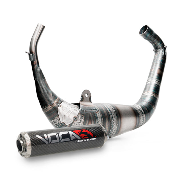 Escape VOCA Carbon Racing 80cc Aprilia RS >2006 / Derbi GPR >2004 - salida bajo colín