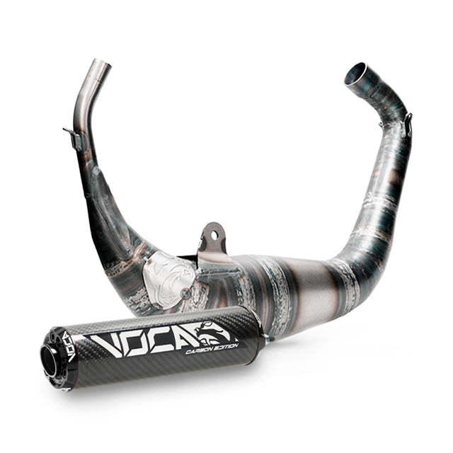 Escape VOCA Carbon Racing 80cc Aprilia RS >2006 / Derbi GPR >2004 - salida bajo colín