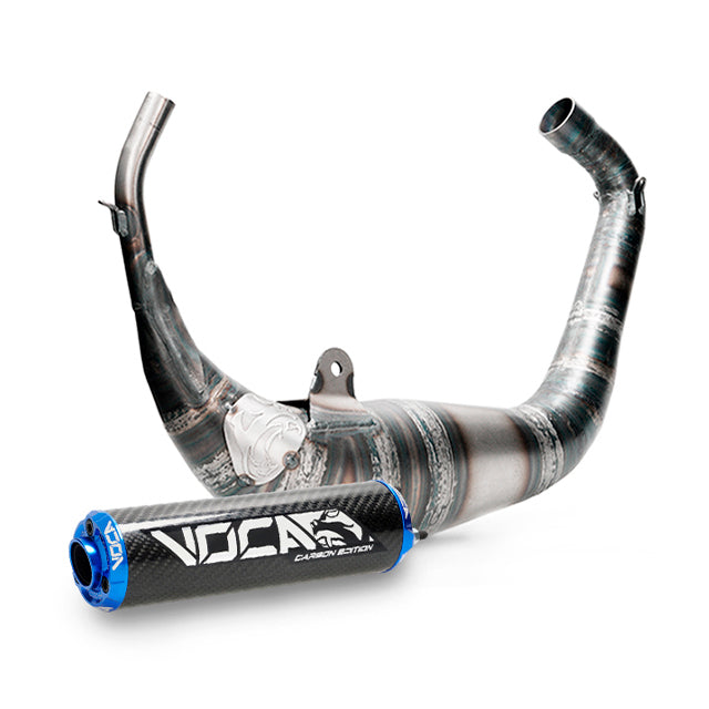 Escape VOCA Carbon Racing 80cc Aprilia RS >2006 / Derbi GPR >2004 - salida bajo colín