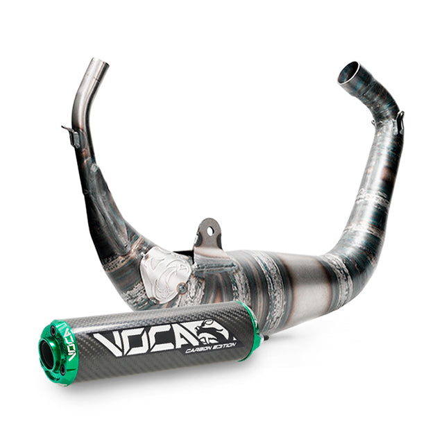 Escape VOCA Carbon Racing 80cc Aprilia RS >2006 / Derbi GPR >2004 - salida bajo colín