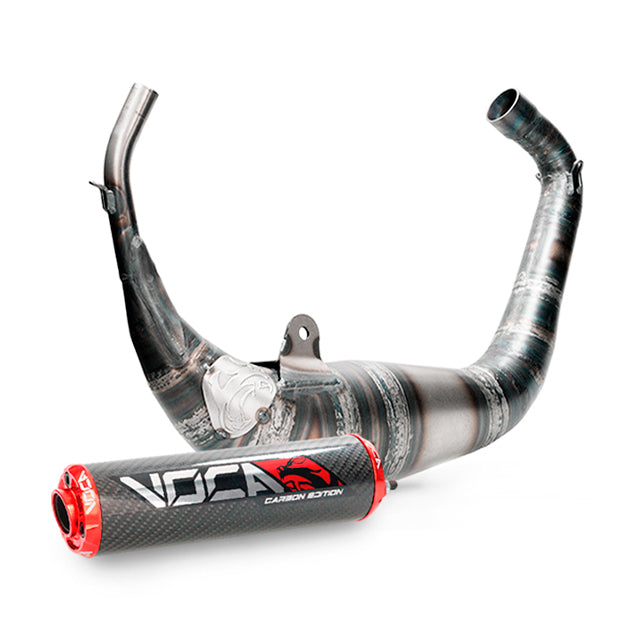 Escape VOCA Carbon Racing 80cc Aprilia RS >2006 / Derbi GPR >2004 - salida bajo colín