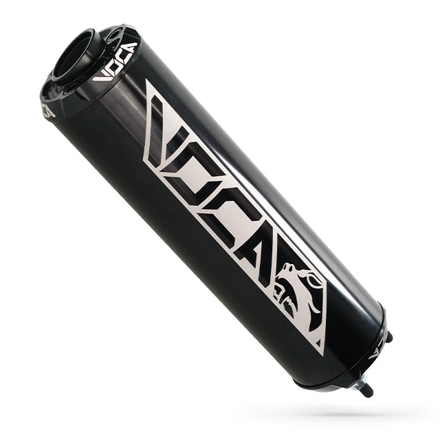 Silenciador VOCA Aluminio CNC negro - cazoleta de color