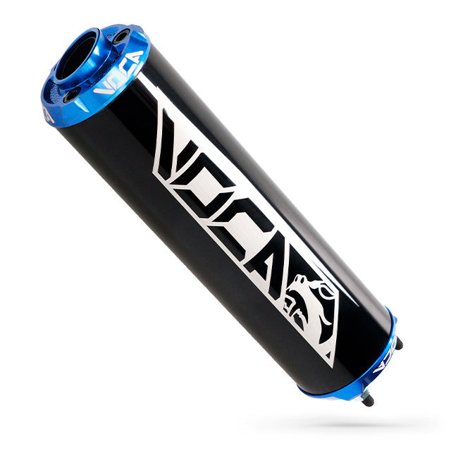 Silenciador VOCA Aluminio CNC negro - cazoleta de color