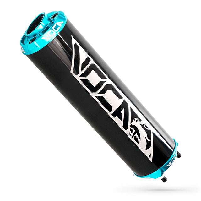 Silenciador VOCA Aluminio CNC negro - cazoleta de color