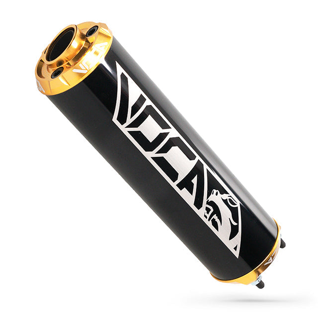 Silenciador VOCA Aluminio CNC negro - cazoleta de color