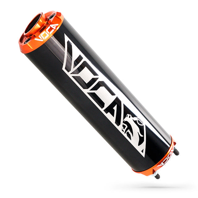 Silenciador VOCA Aluminio CNC negro - cazoleta de color