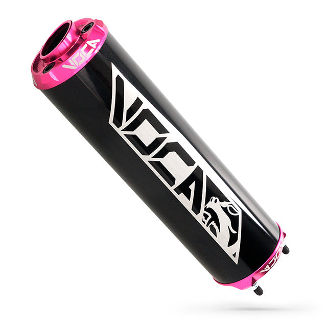 Silenciador VOCA Aluminio CNC negro - cazoleta de color
