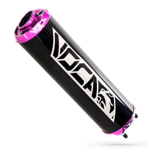 Silenciador VOCA Aluminio CNC negro - cazoleta de color