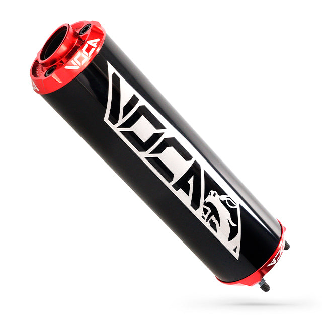 Silenciador VOCA Aluminio CNC negro - cazoleta de color
