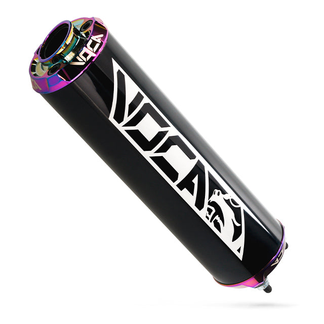 Silenciador VOCA Aluminio CNC negro - cazoleta de color