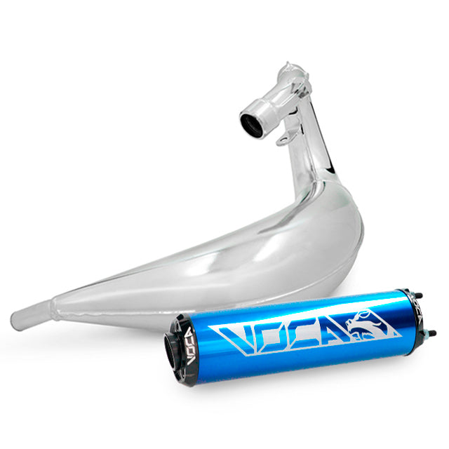 Escape Derbi Senda/DRD / Aprilia RX/SX VOCA Cross Chromed 50/70cc (CE)