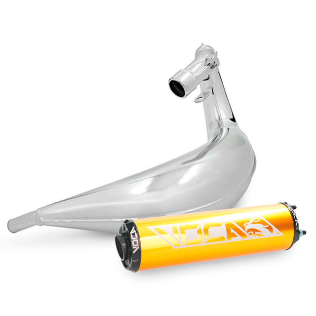 Escape Derbi Senda/DRD / Aprilia RX/SX VOCA Cross Chromed 50/70cc (CE)