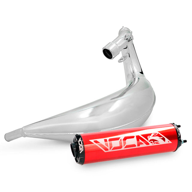 Escape Derbi Senda/DRD / Aprilia RX/SX VOCA Cross Chromed 50/70cc (CE)
